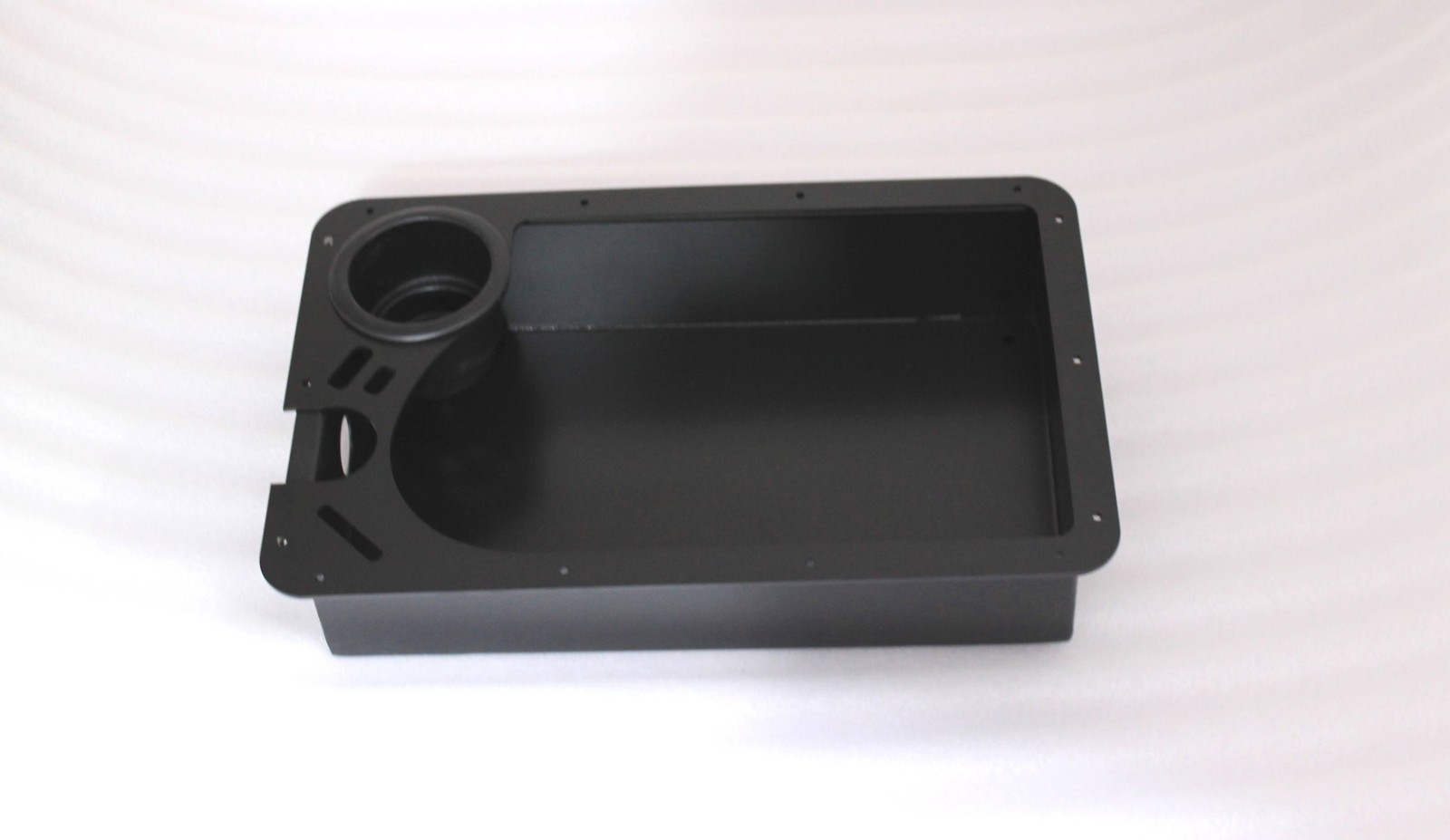 Recessed Trolling Motor Foot Pedal Pan Tray Steel New Black