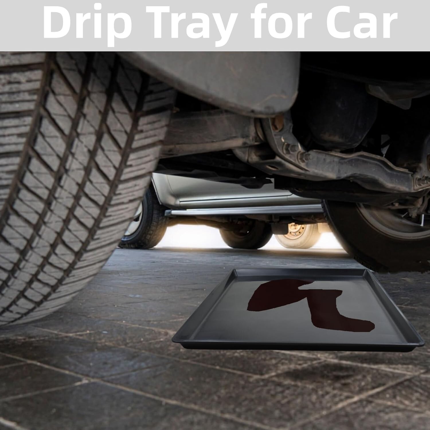 Oil Drain Pan, Garage Shop floor Plastic Drip Tray for Car oil drain pan oil cha