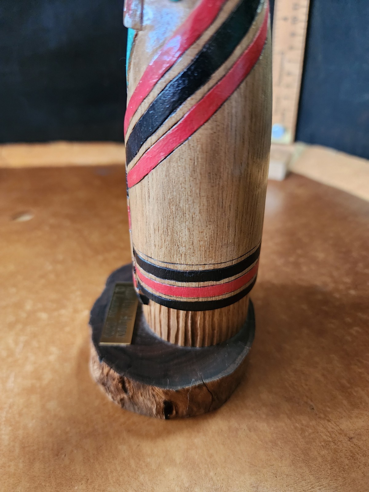 Vtg Native Hopi Hand Carved & Painted Long Hair Maiden Kachina Doll By O. Larson