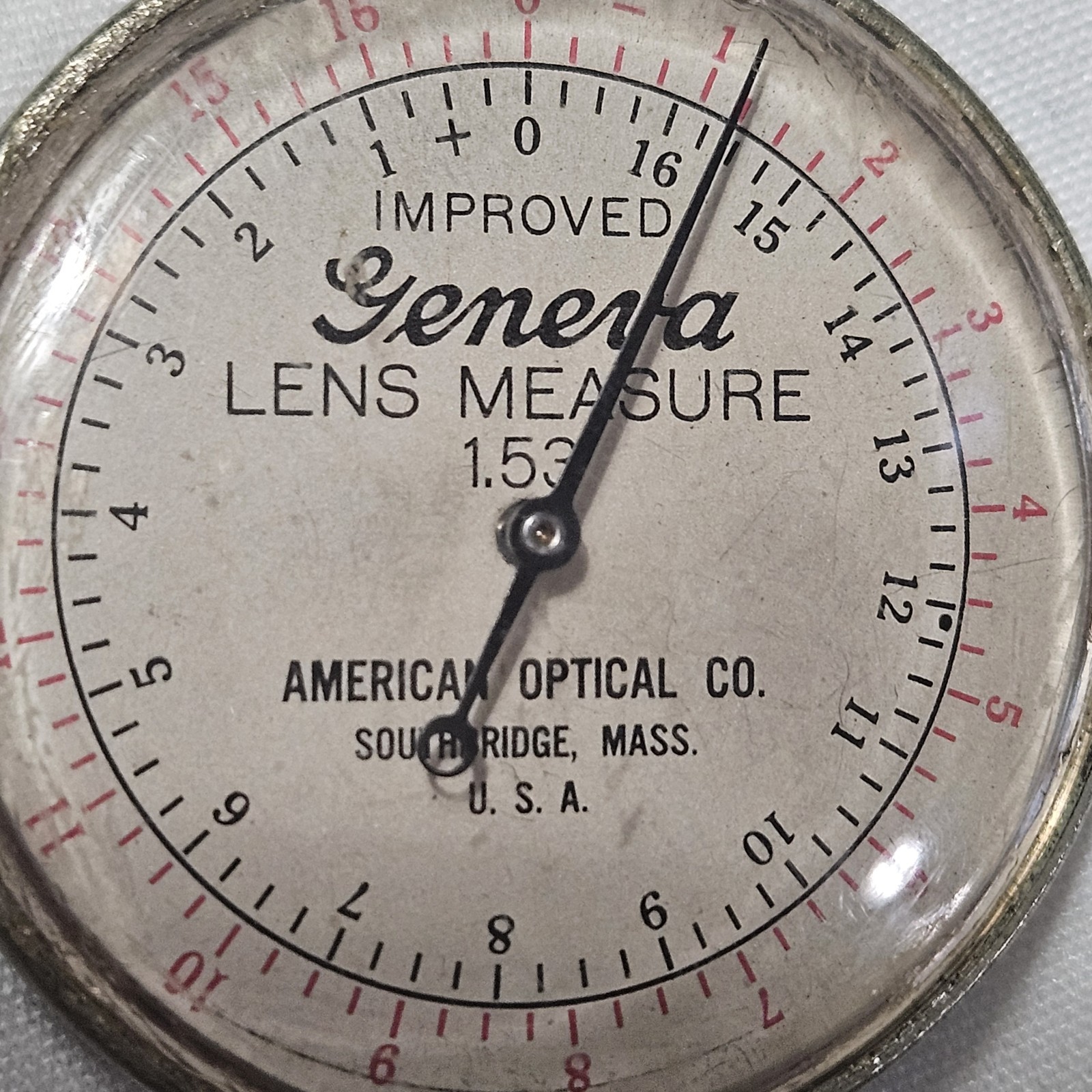 Vintage Geneva Lens Measure American Optical
