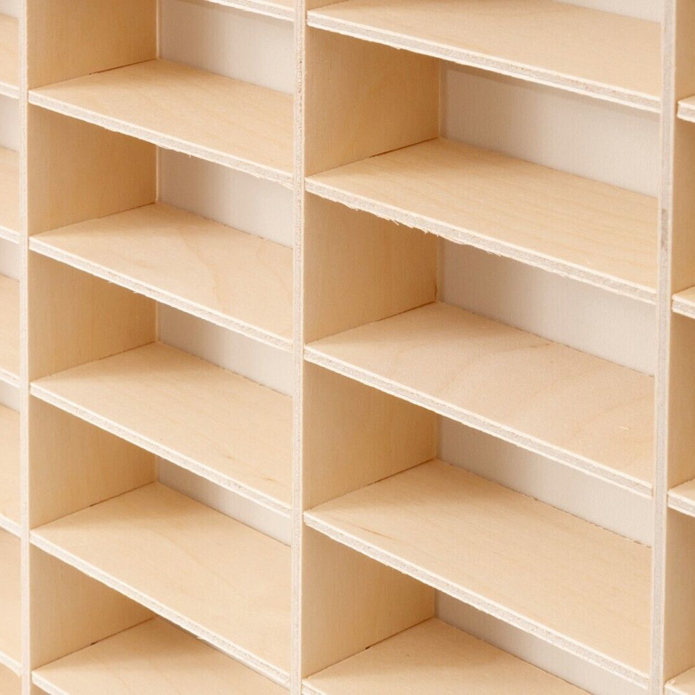 80 Grids for Hot Wheels 1:64 Diecast Car Matchbox Wood Display Shelf Storage