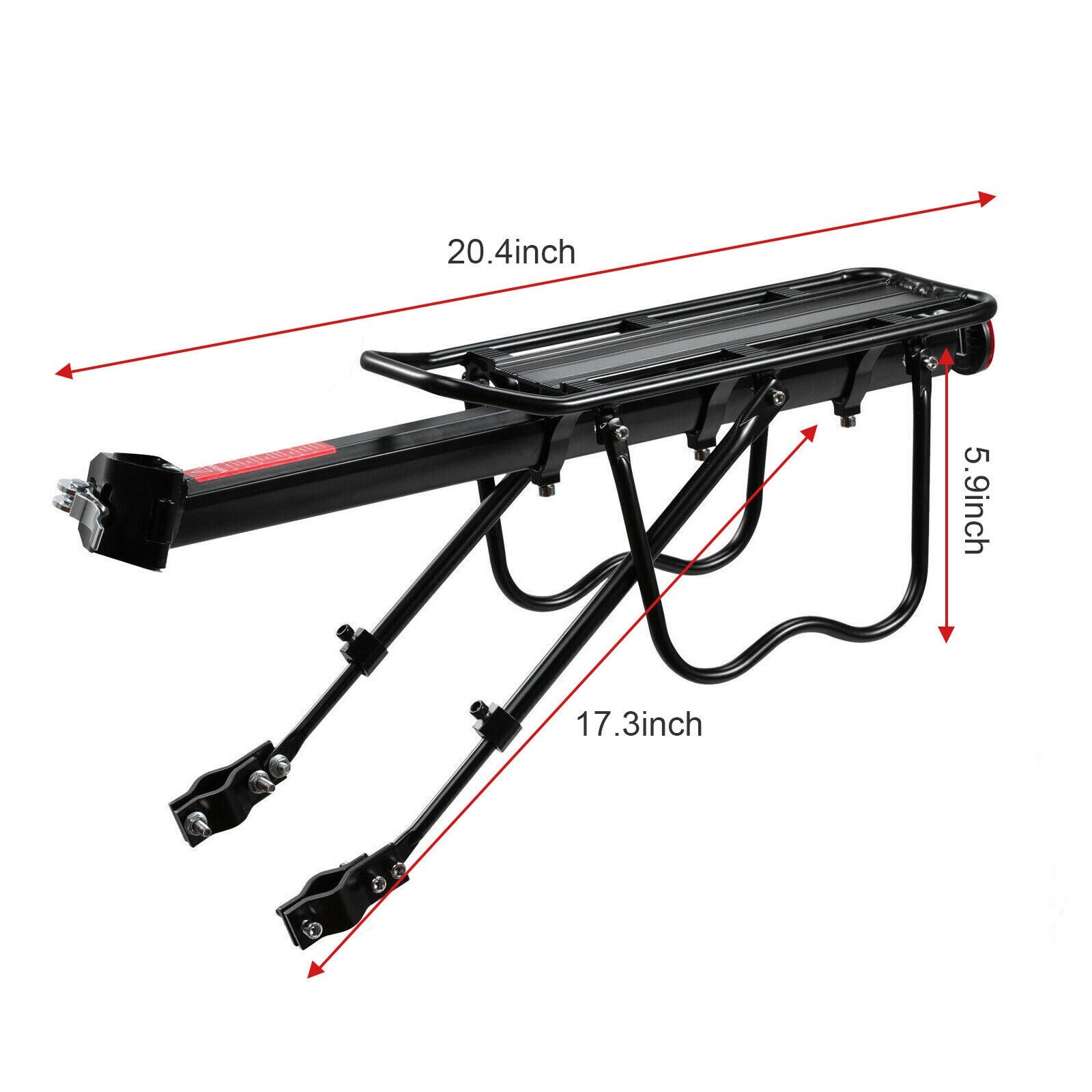 Bike Rear Carrier Rack Mountain Road Bicycle Bracket Cycle Luggage Cargo Holder