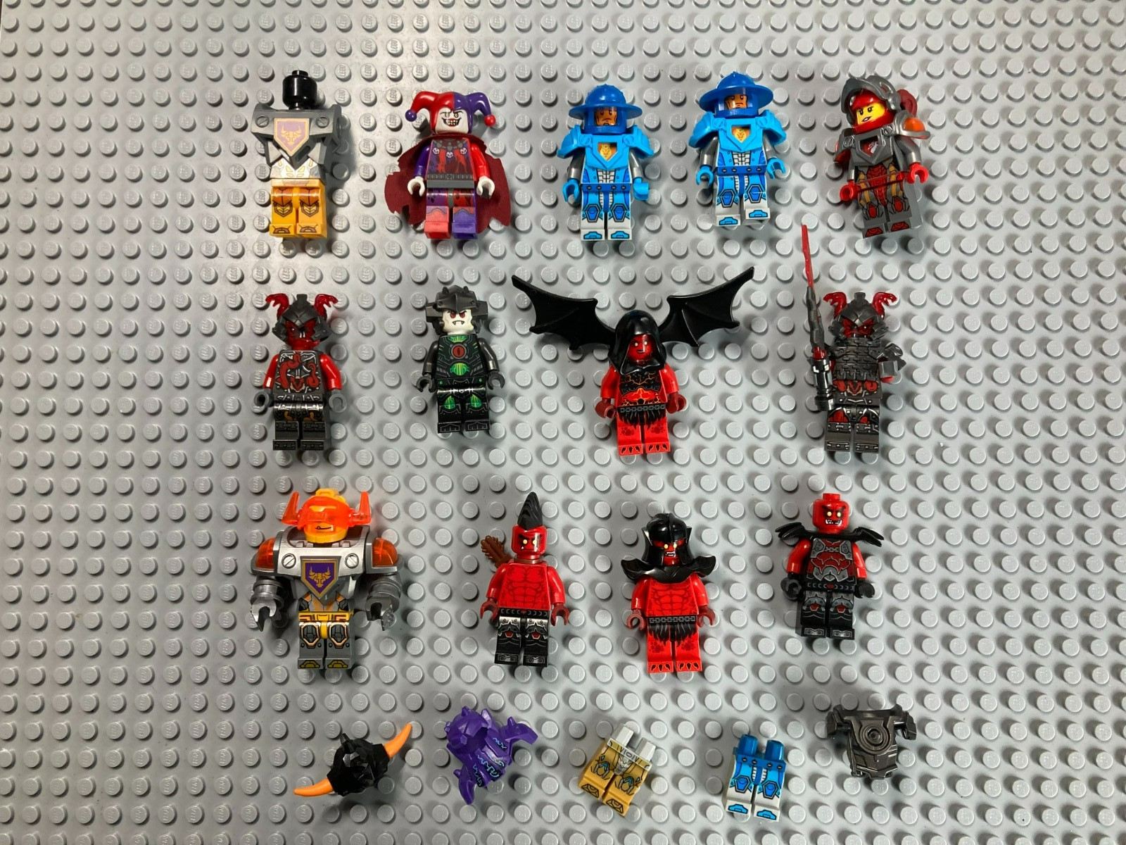 Lego Nexo Knights Lot with Minifigures and parts