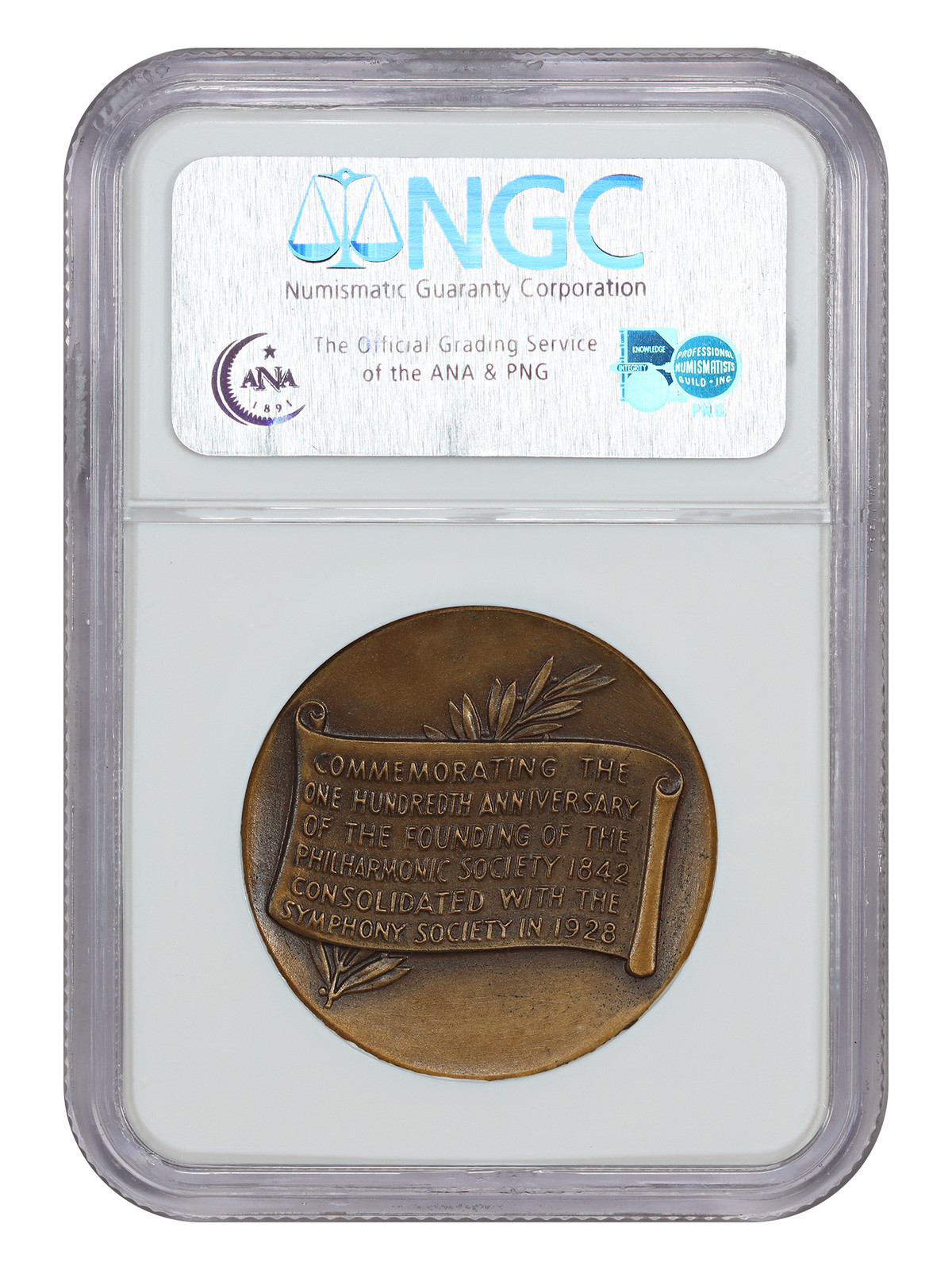 So Called Dollar: 1942 SC$1 NGC MS66BN (HK-700a, Bronze) - So-Called Dollars