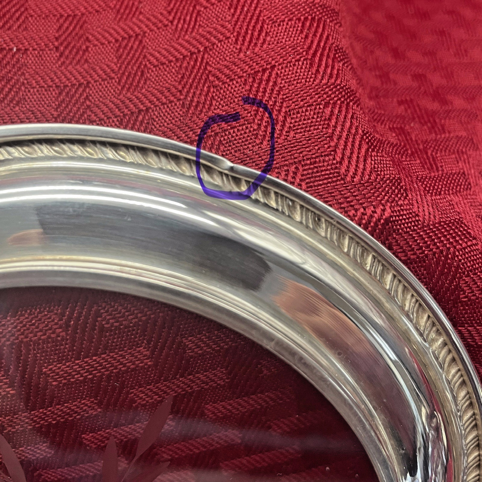 ANTIQUE STERLING HYGLO LIGHTER, CIGARETTE HOLDER, AND TRAY BY FRANK M. WHITING