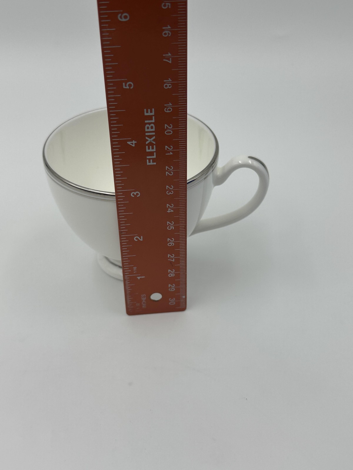 Waterford Kilbarry Platinum Fine China Coffee Cups & Saucers White Classic Set 4