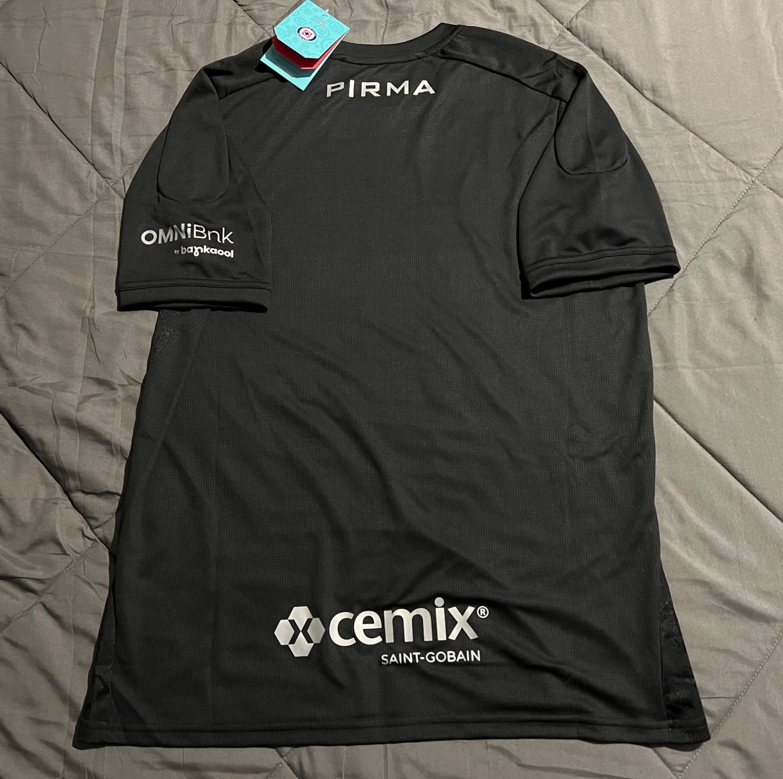 PIRMA CRUZ AZUL MEN'S JERSEY ALTERNATIVO BLACK 25/26 AUTHENTIC 100%