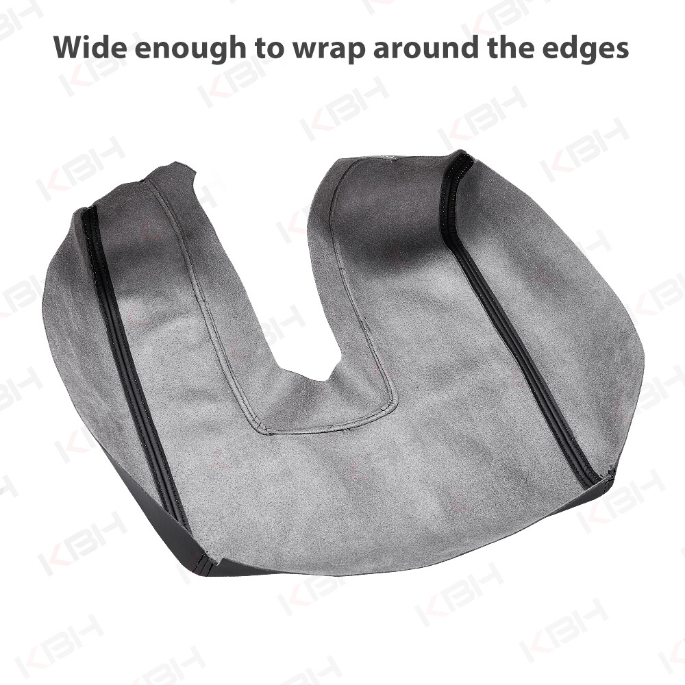 Fits 2014-2021 Toyota Tundra Center Console Lid Armrest Leather Cover Trim Black