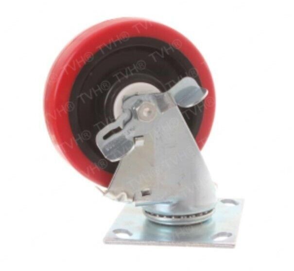Part # GN57735GT Fits Genie- (SET OF TWO) SWIVEL CASTER (5"x1.5") (W/Brake) (Ba