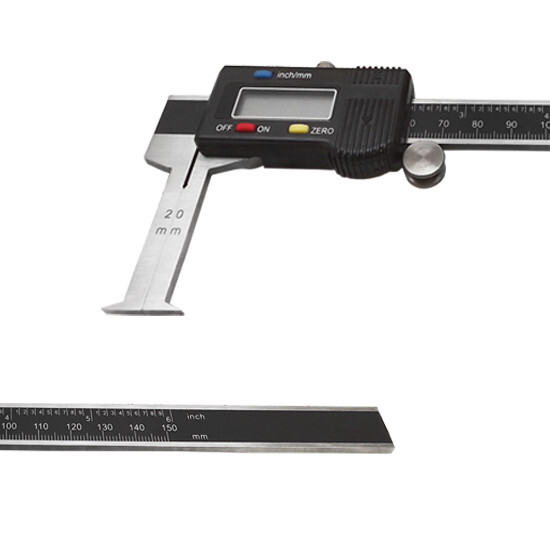 6" (150mm) Digital Inside Groove Caliper Measurement Micrometer Ruler
