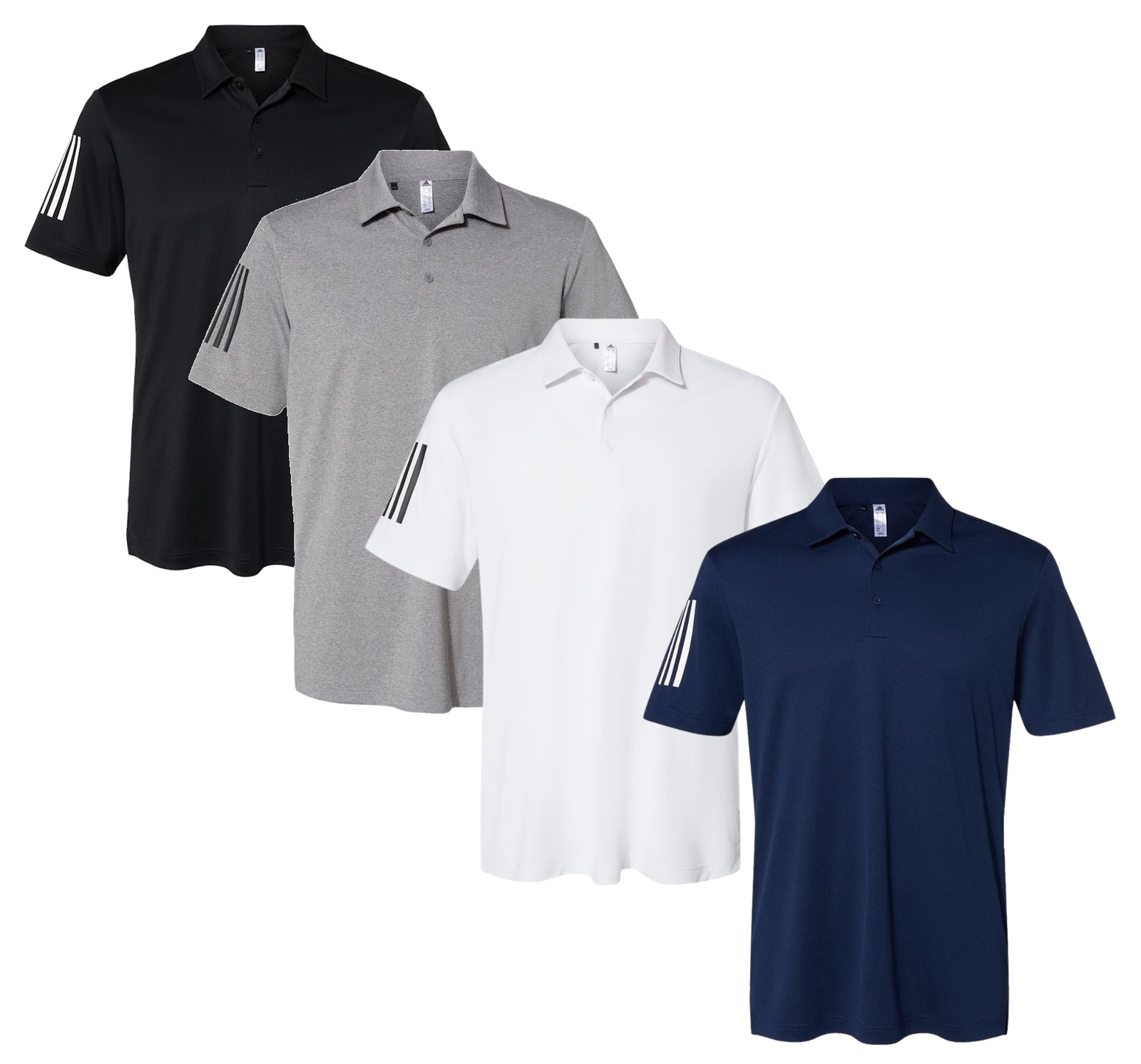 Adidas A480 Men's 3-Stripes Polo Sport Shirt New with Tags