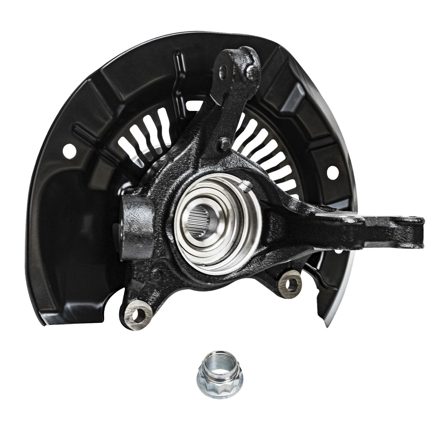 AWD Pair Front Steering Knuckles Wheel Hub Bearings for 2011-2017 Toyota Sienna