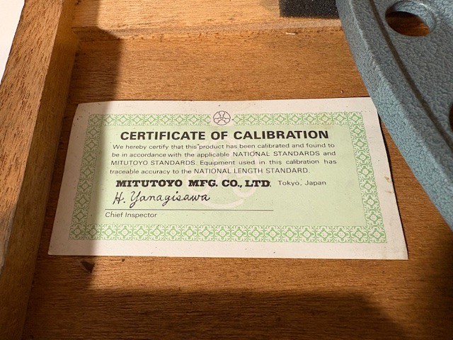 Mitutoyo No. 104-152 12-16" Outside Micrometer 0.0001 JAPAN