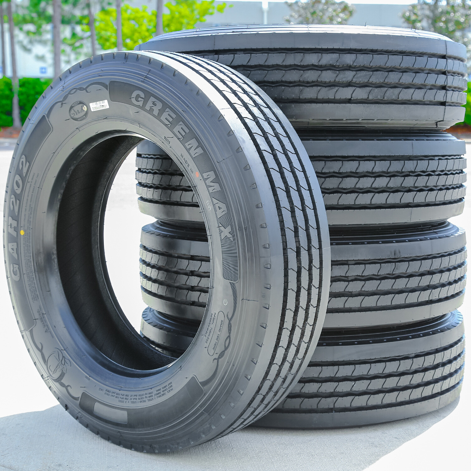 2 Tires Green Max GAR202 245/70R19.5 Load H 16 Ply All Position Commercial