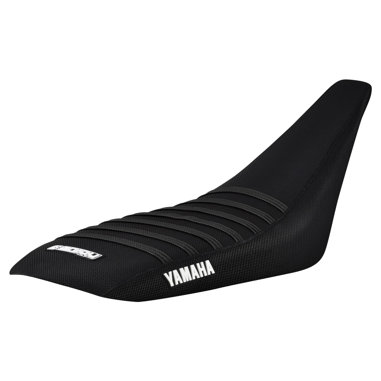 Yamaha YFZ 450 Gripper Seat Cover 2004-2013    all BLACK / BLACK ribs LOGO #200