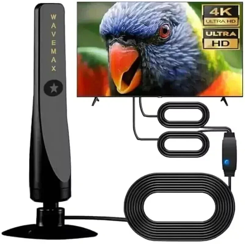 Wave Max Tv Antenna 2024, Wave Max Tv Antenna Signal Booster, Coverage up to 500