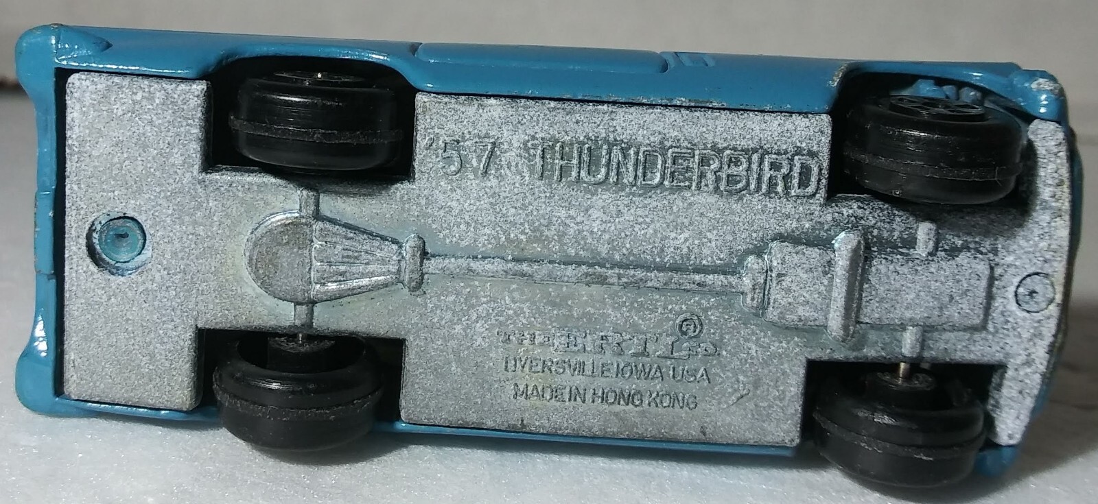 Vintage Made in Hong Kong Blue '57 Thunderbird By The Ertle Co.