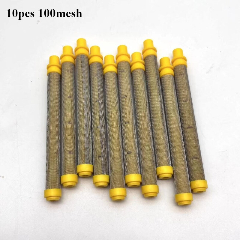 10 pcs Airless Paint Spray Gun Filter Filters 100 Mesh Filtration Screen
