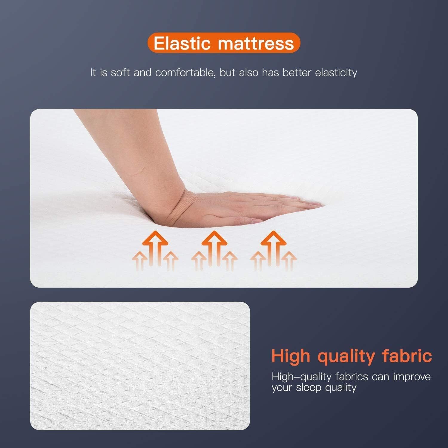 Gel Memory Foam Medium-Firm Mattress for Pressure Relief &Soundly Sleep Mattress
