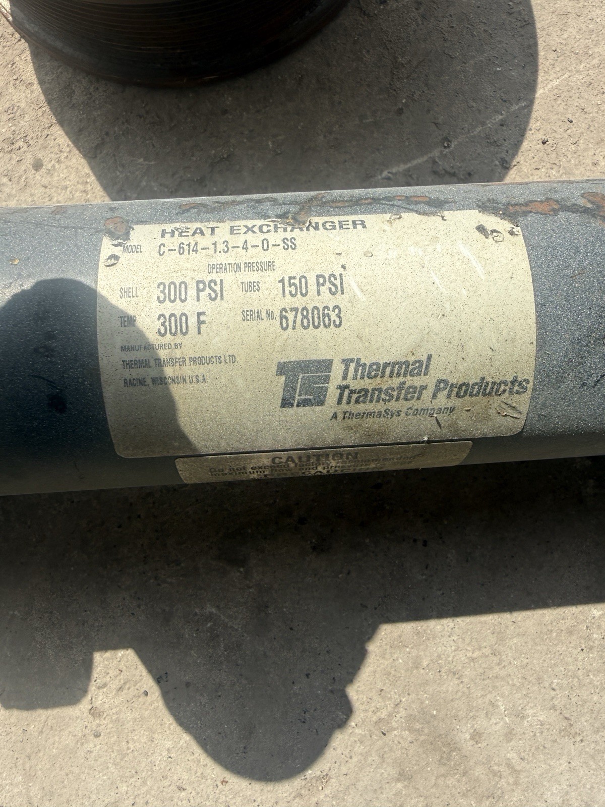 Tthermal transfer products C-614-1.3-4-0-ss