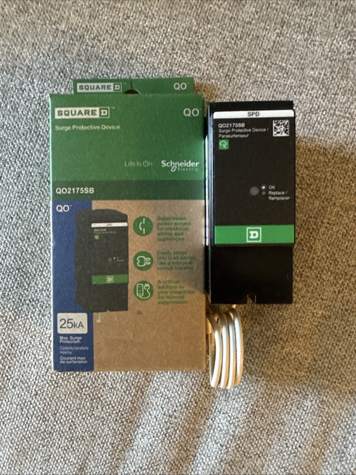 Square D QO2175SB Surge Arrester