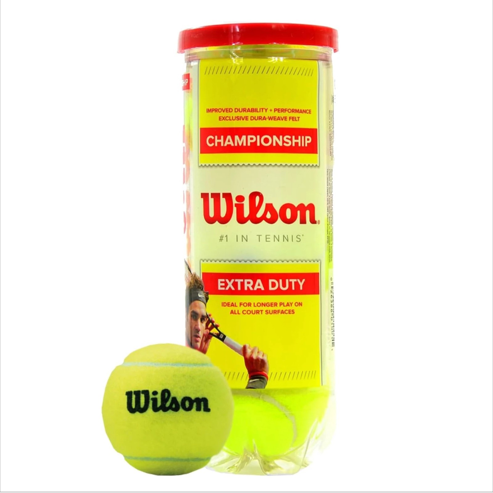 WILSON Pro-Grade Tennis Balls , 3 pcs , USA Free Shipping
