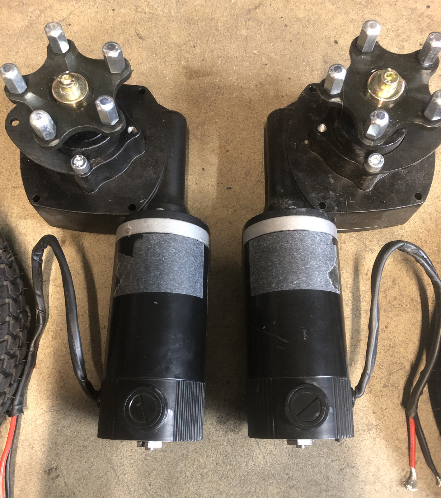 Jazzy Power Wheelchair Gearboxes Motors & TIRES Rc Lawnmower Robotics DIY Segway