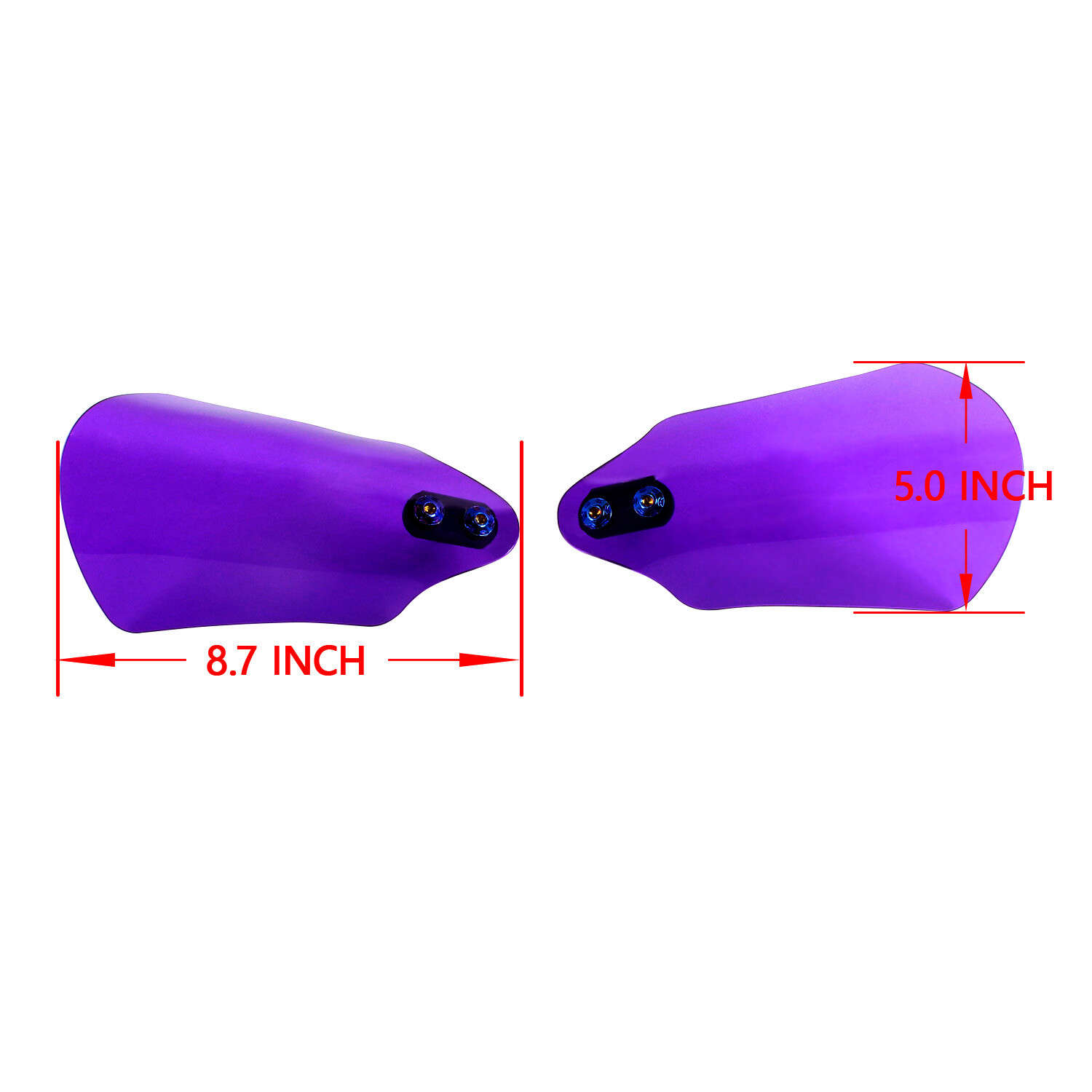 Purple Hand Grips Guard Protector Windshield For Harley Softail Slim Low Rider