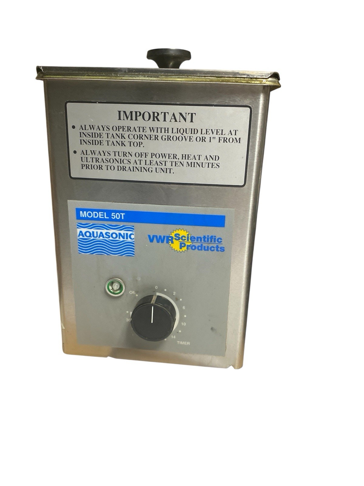 VWR Scientific Products 50T Ultrasonic Cleaner for Laboratory Use