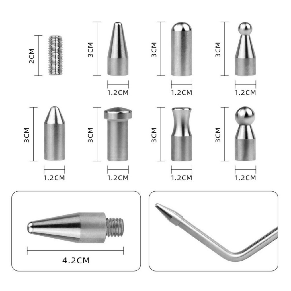 Kits Dent Push Rods Tools N8S8 Car Repair Tools Paintless Dent Removal Tools US