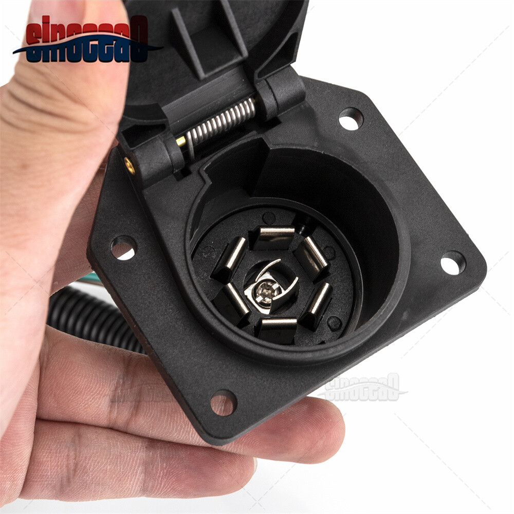 For 1999-2024 Ford F-150 F-250 F350 7 Way Trailer Wiring Harness 4 Way Flat Plug