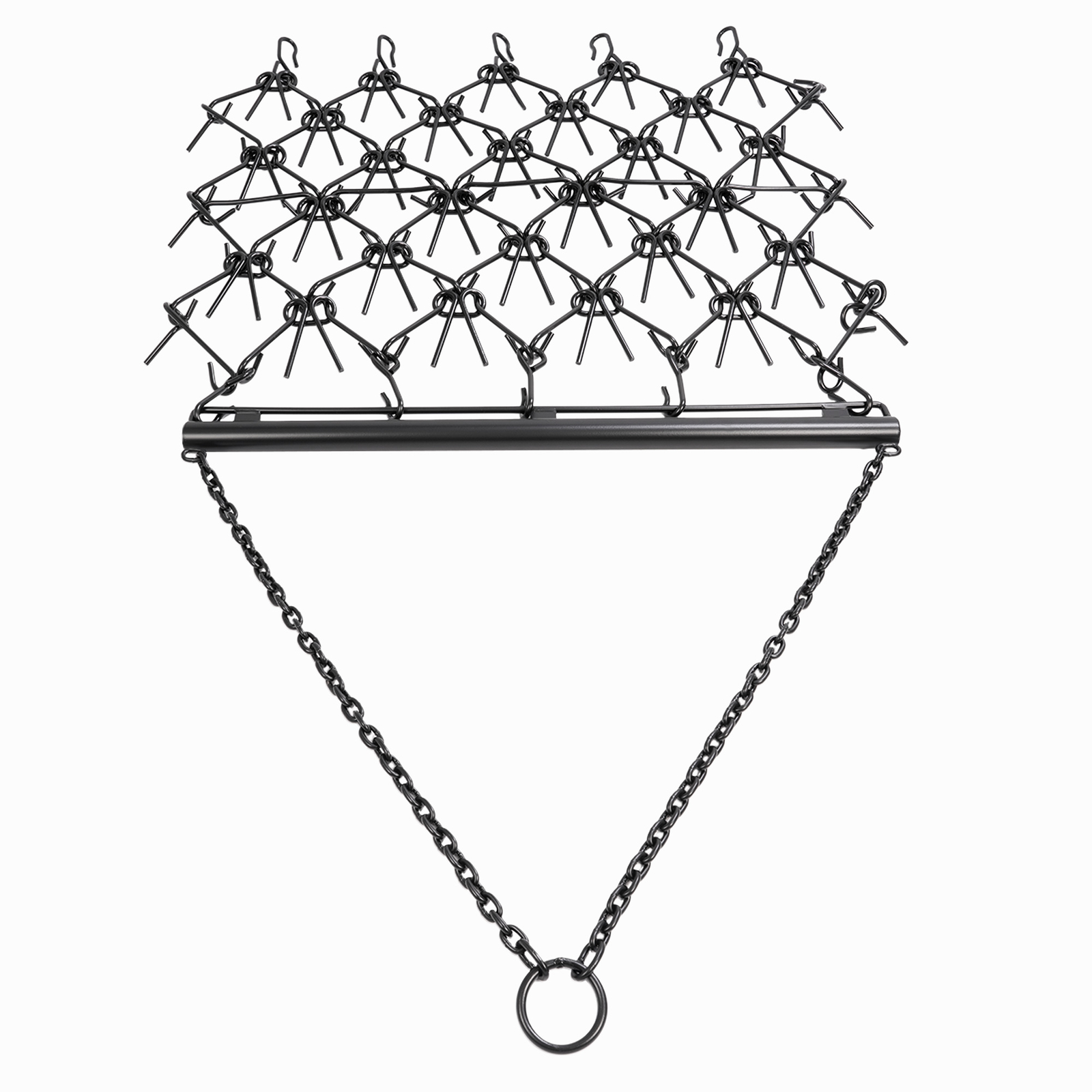 4FT X 4FT Heavy Duty Drag Harrow For ATV UTVs Leveling Grading Powder Coated