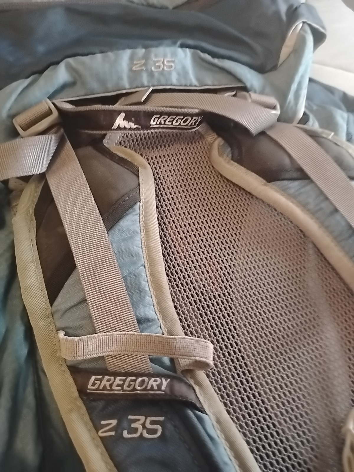 Gregory Z35 Backpack. Blue And Light Blue. Medium Size.