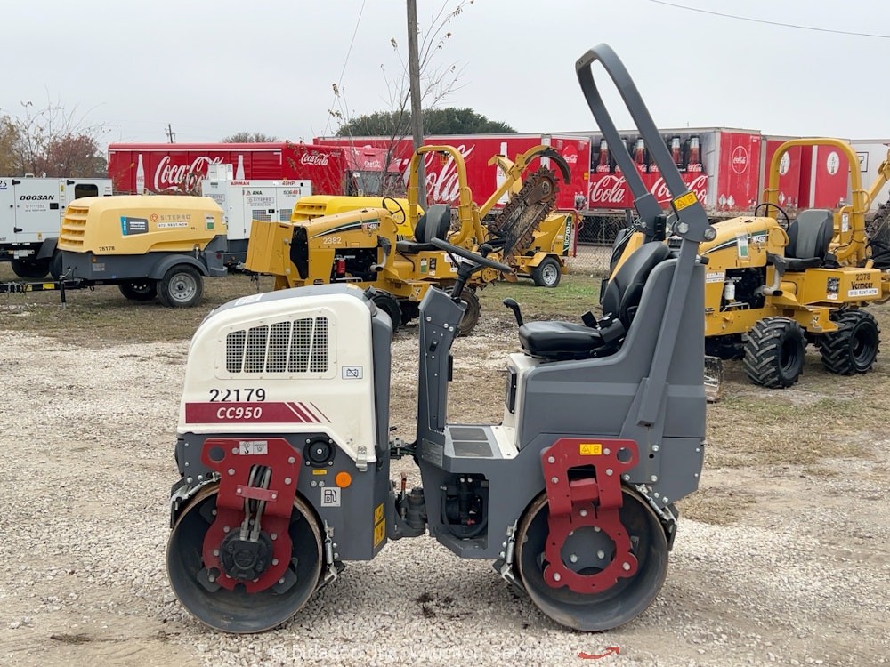 2023 Dynapac CC950 35" Double Drum Vibratory Ride On Roller Compactor bidadoo