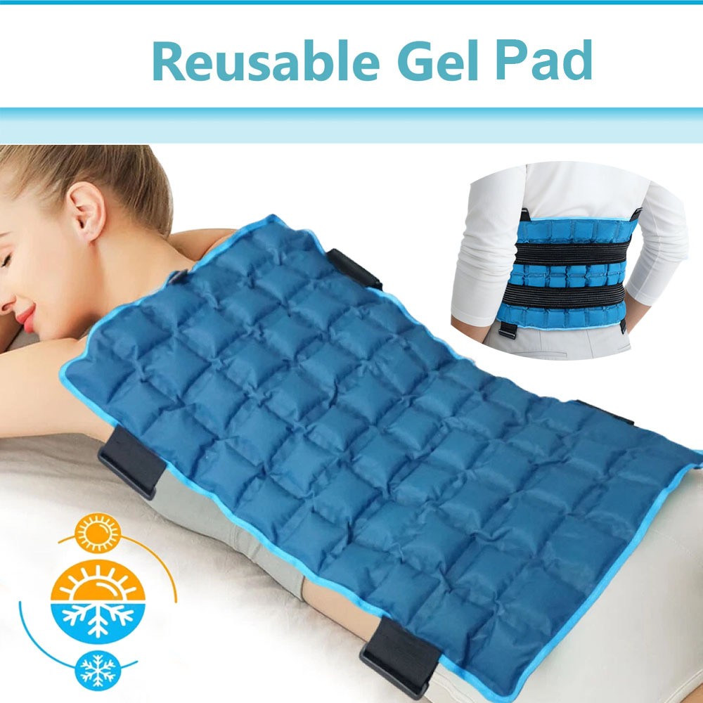 Hot Cold Pack Reusable Ice Gel Thereapy Pad for Pain Relief Extra Large 14"x23"