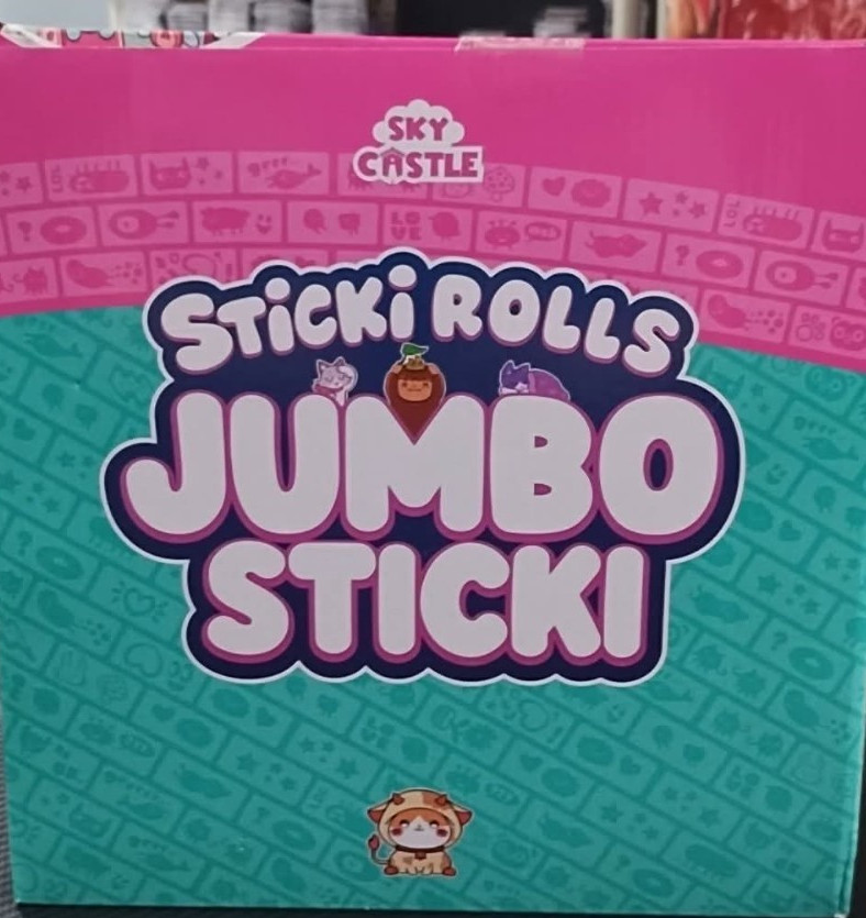 STICKI ROLLS JUMBO STICKI FULL CASE 25X Brand New In Box UNOPENED LOT OF 25