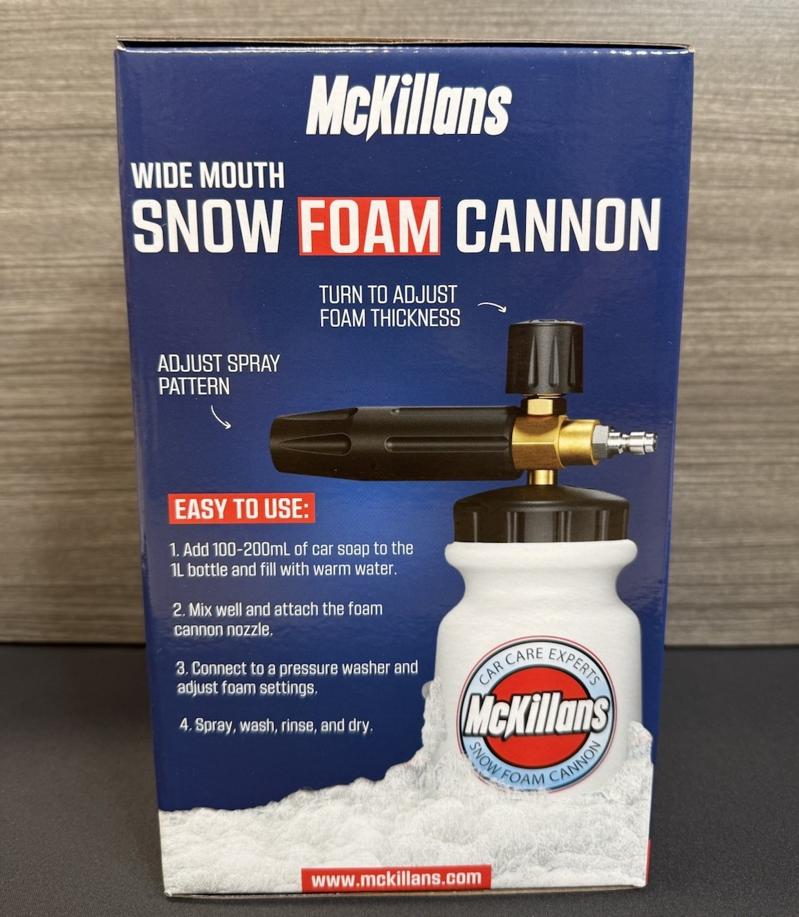 ✅McKillans Duo, Swivel Gun & Wide Mouth Foam Cannon, New📦