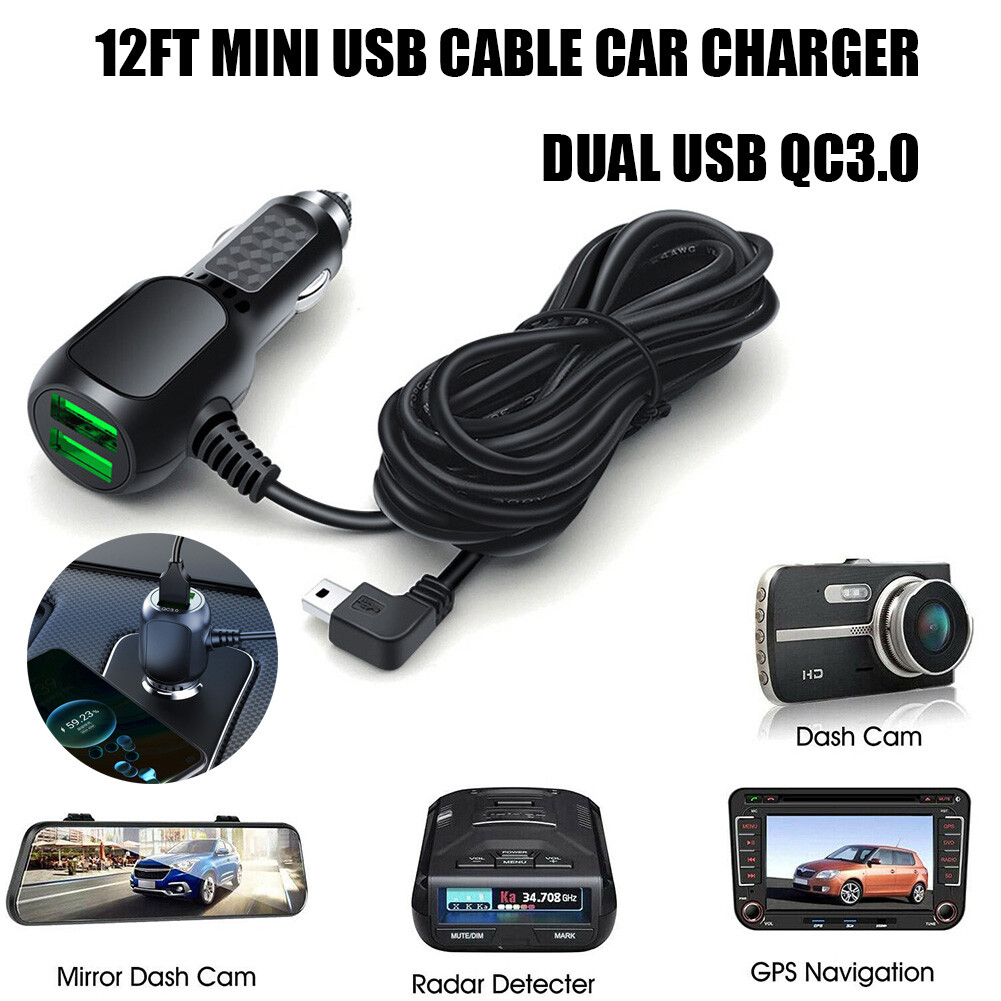 Car Charger Power Cord for Garmin Dezl 560 570 760lmt 770lmthd 785lmt Truck GPS