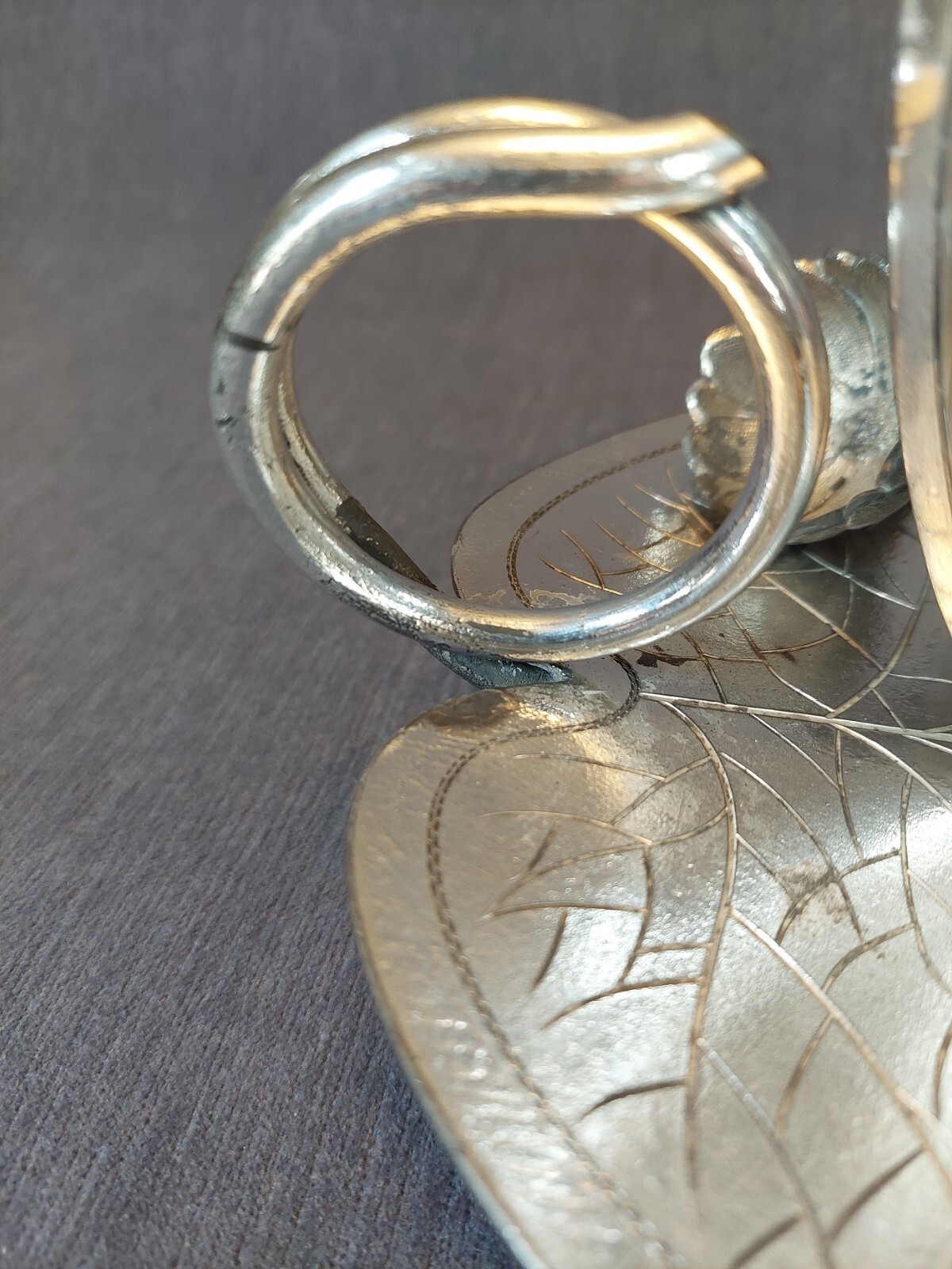 Rare Antique Victorian Wilcox Quadruple Silver Plate Squirrel Nut Bowl