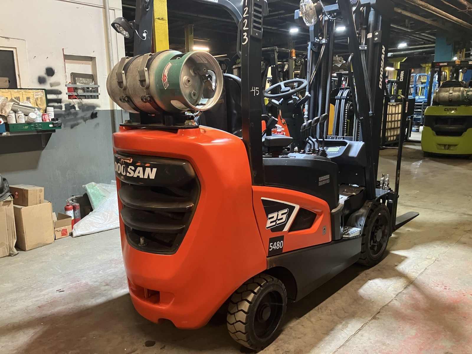 2023 Doosan 5000 LB Forklift With SS/FP and Triple Mast