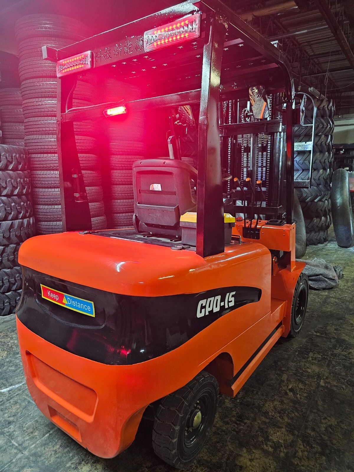 2024 Electric Battery Type 1.5 ton 3,300 lb Cap, 14.5 ft Lifting Height Forklift