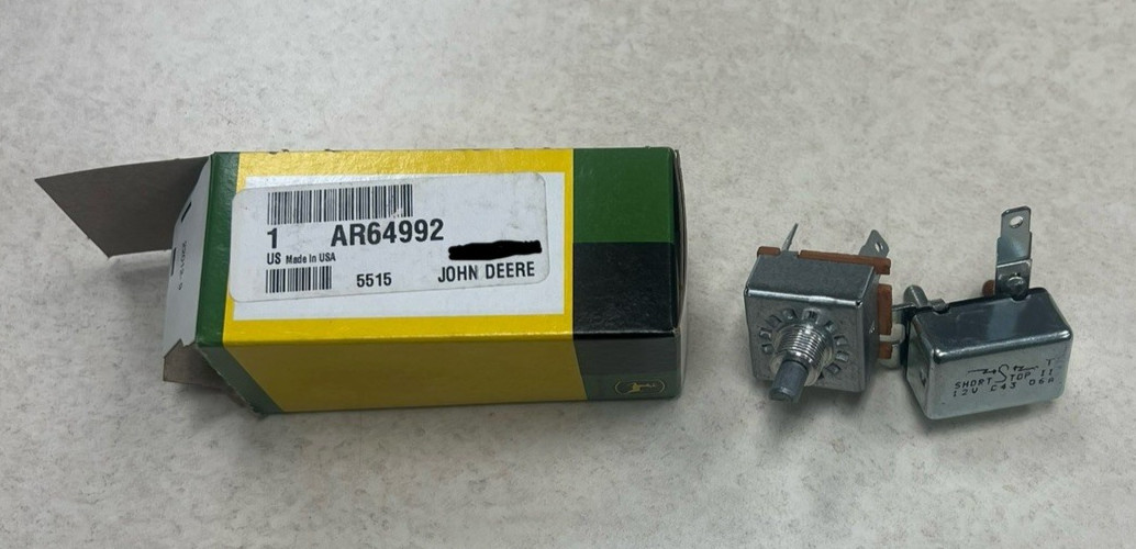 John Deere OEM Rotary Wiper Switch AR64992 (NEW)
