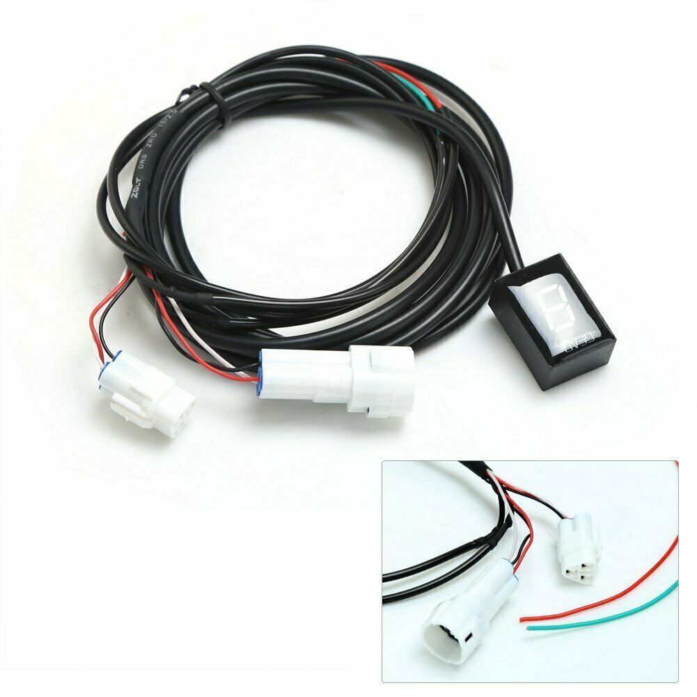 Motorcycle Red LED Gear Indicator For YAMAHA YZF R1 R6 FZ8 Mt03 MT-01 Fzs600