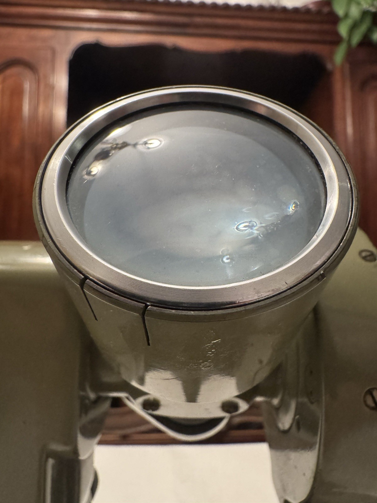 Vintage Heerbrugg WILD T1A Theodolite Survey Level Transit Tool Case & Oak Stand