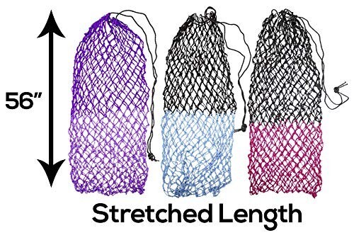 Derby Originals Superior Slow Feeder Soft Mesh Hanging Hay Net Horses Set of 2