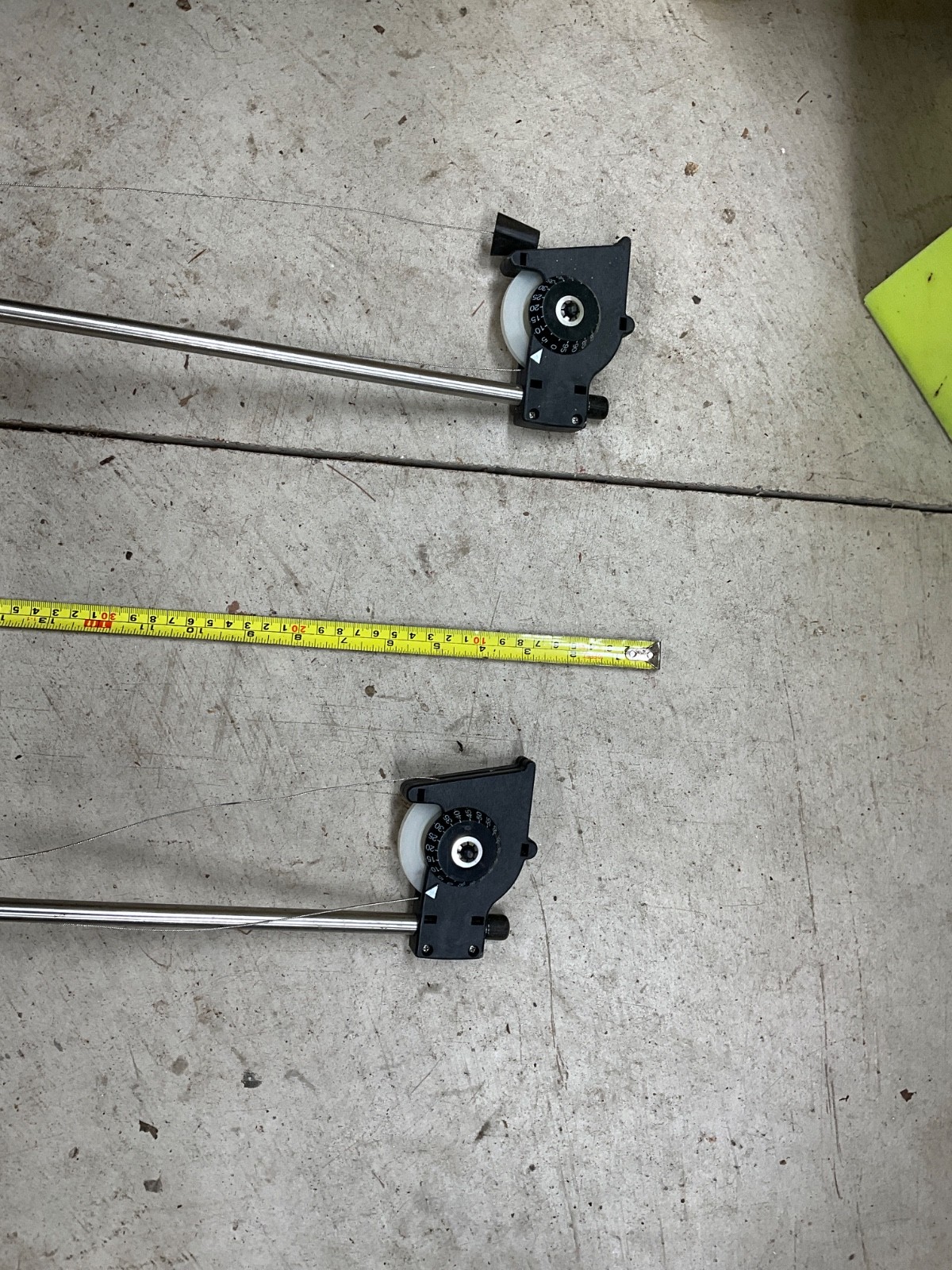 Cannon Easi Troll Manual Downriggers (2) - with rod holders, nice shape