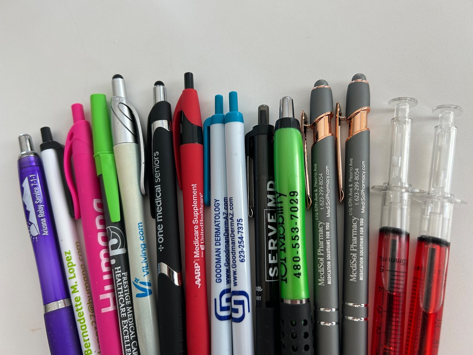 29 Lot Promo PENS Healthcare Medical Services, Aging, AARP United Health, Humana