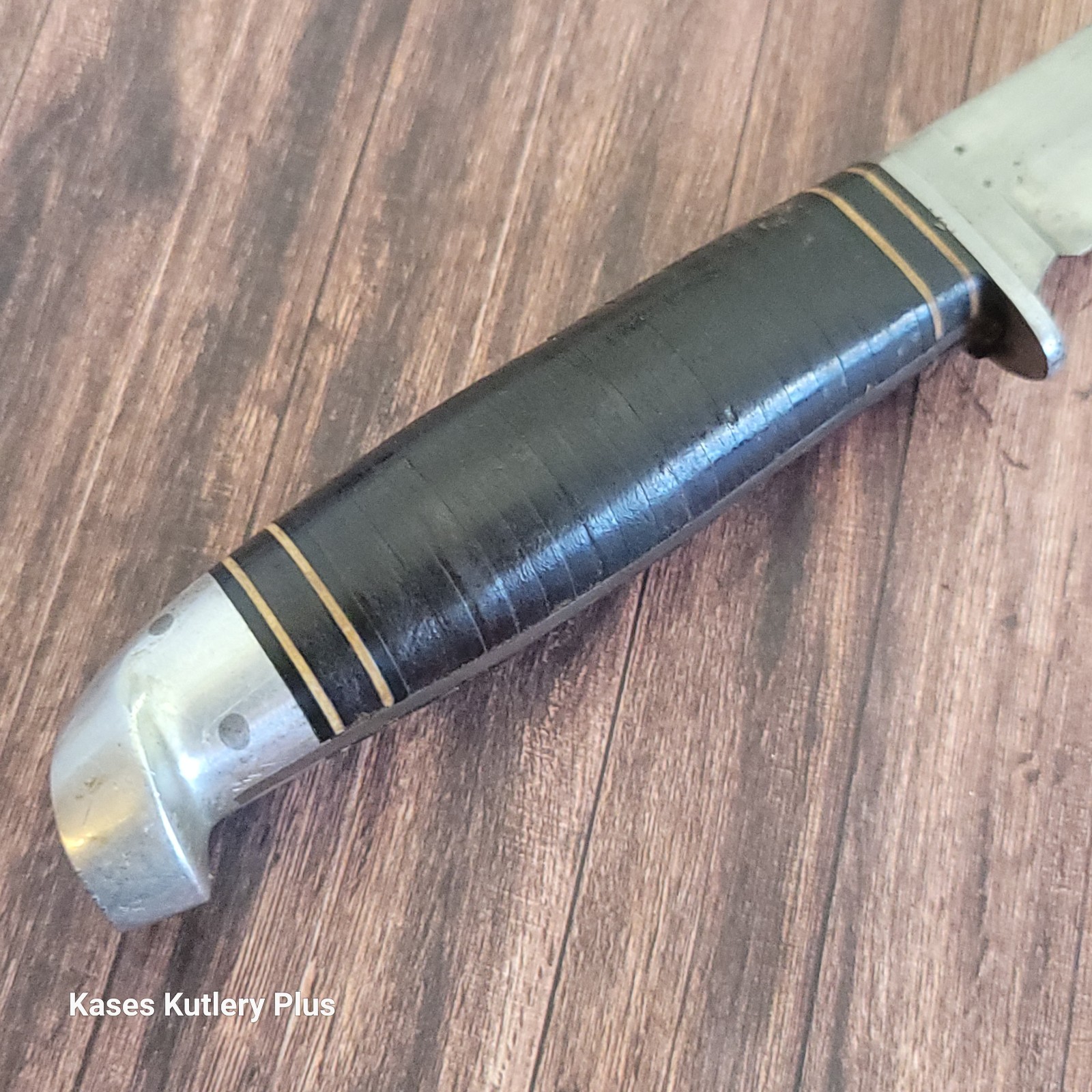 Western Hunters Fixed Blade Knife Made In Boulder Colo USA W/Sheath