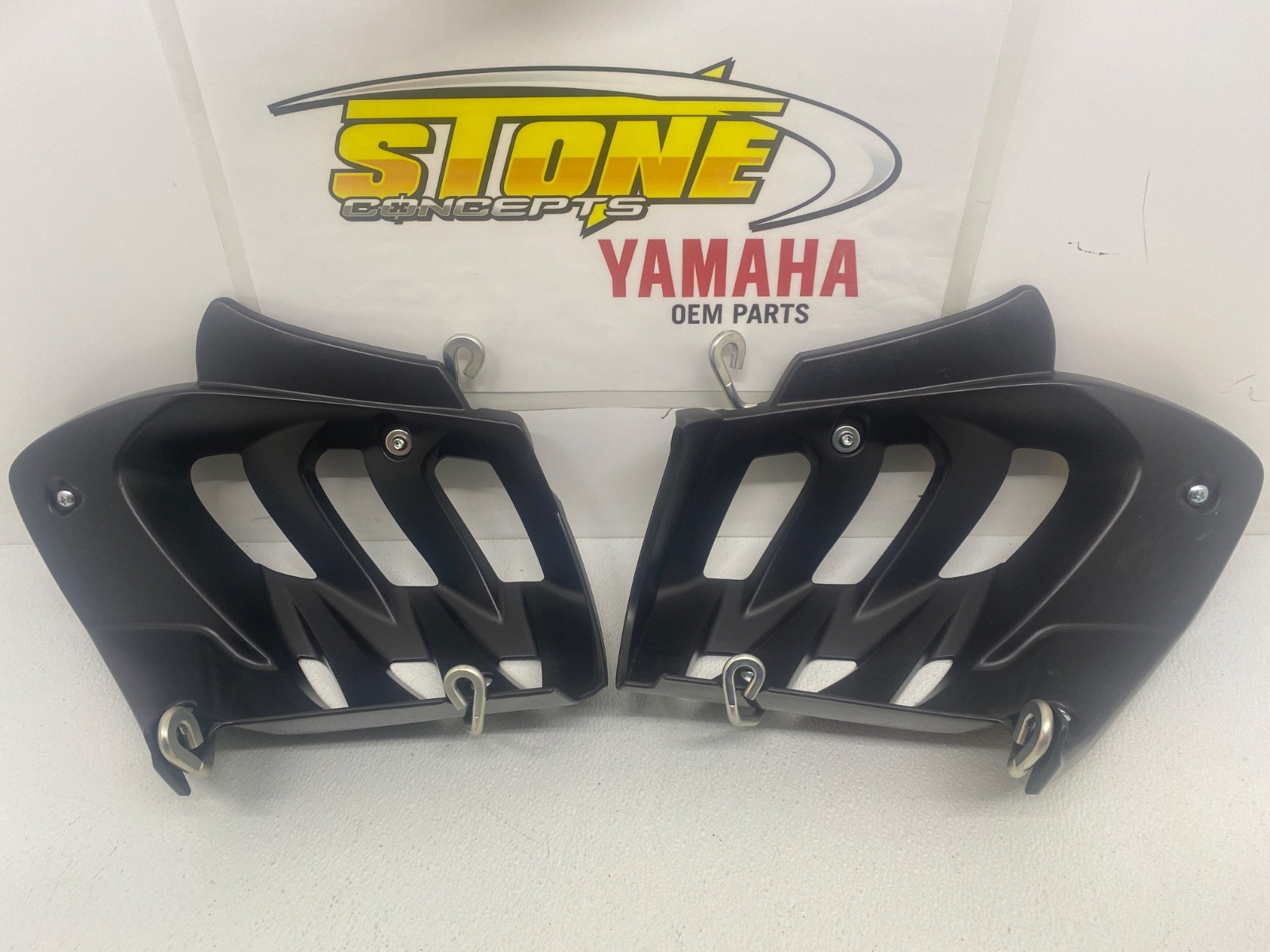 OEM Yamaha YFZ450 Heel Foot Guards Left Right Stock YFZ 450