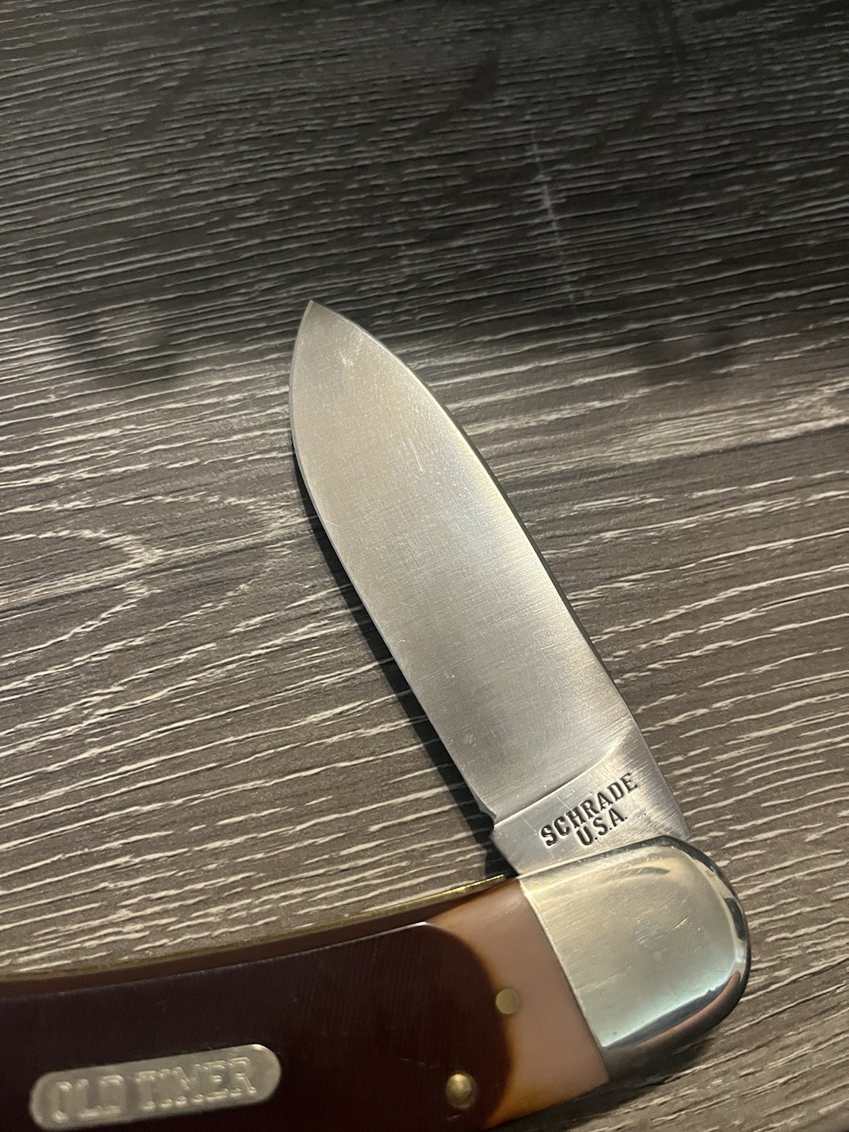 Vintage Rare Schrade Old Timer USA 51OT Large Lockback Knife